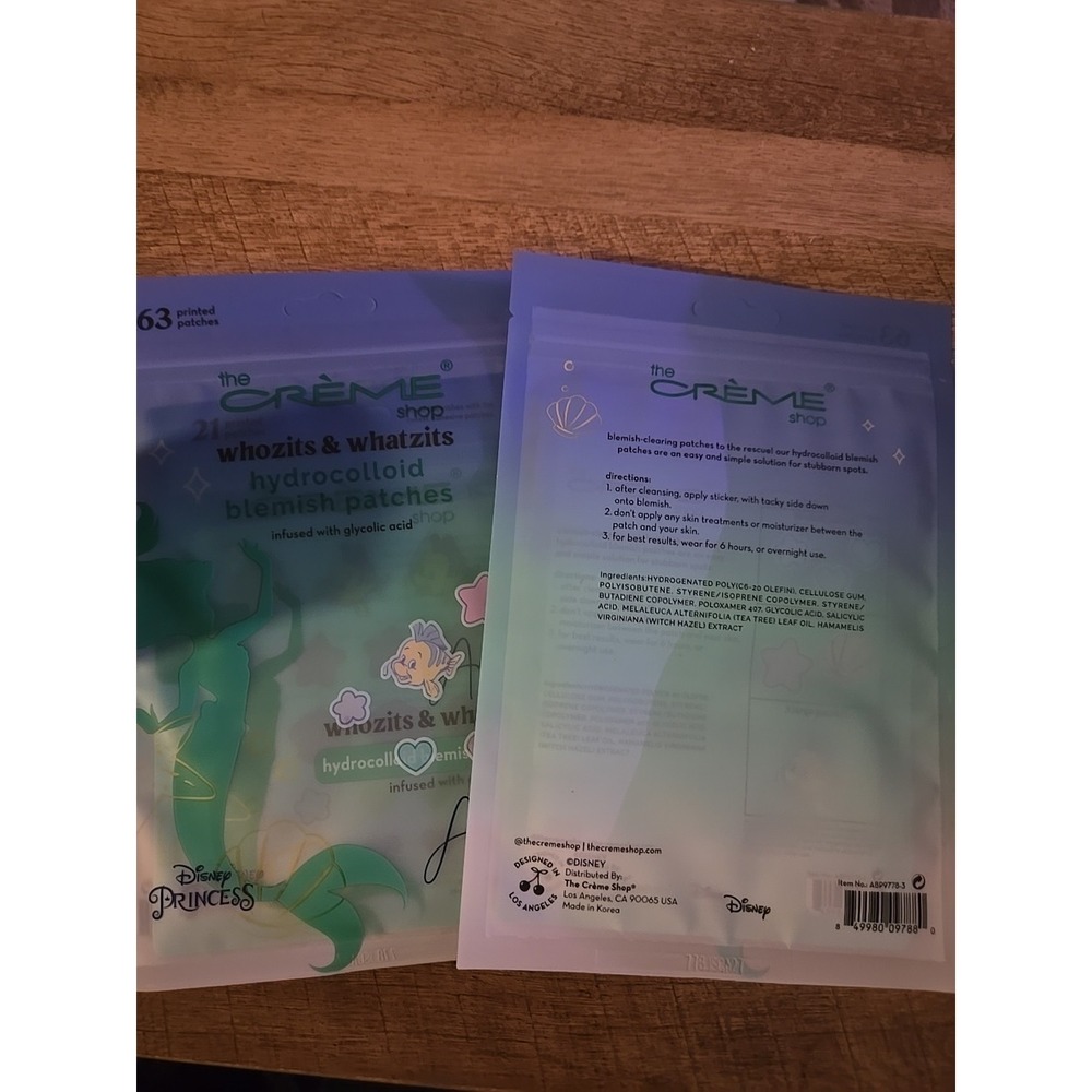 The Creme Shop Disney Ariel‎ Whozits & Whatzits Blemish Patches 2 Pack 126ct